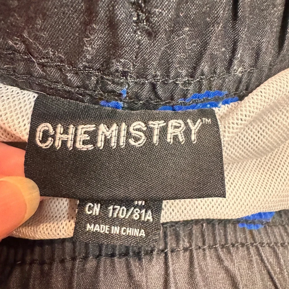 Chemistry NASA Swim Trunks All Over Print Drawstring Shorts Mens Size Medium‎
